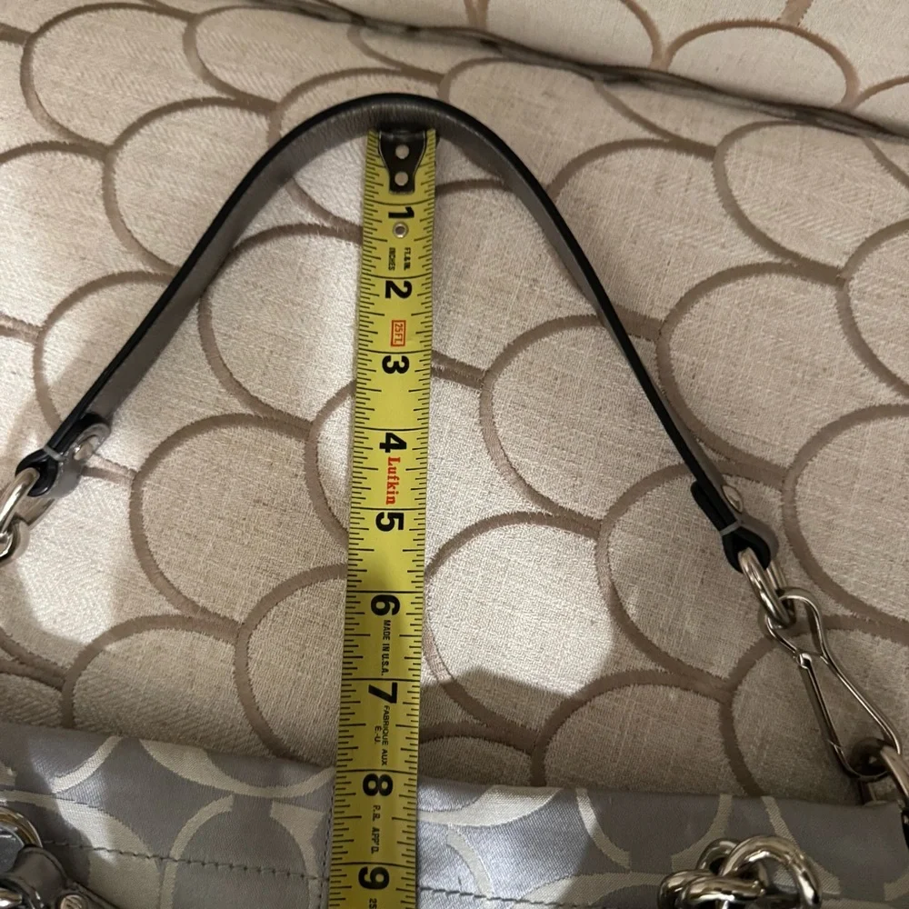 Coach Brooke Sateen Signature Shoulder Bag L1176- F17183 - Picture 13 of 16